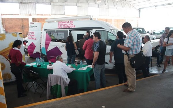 En Tzintzuntzan, Módulo de Expedición de Licencias para Conducir