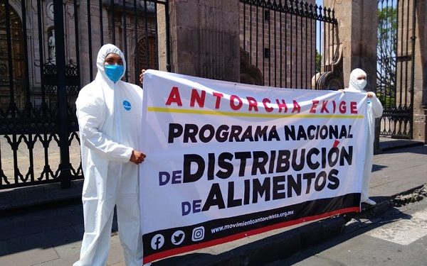 El pueblo michoacano solicita se implemente un programa nacional de distribución de alimentos