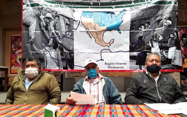 Demandan exbraceros justicia con la devolución del dinero que les pertenece