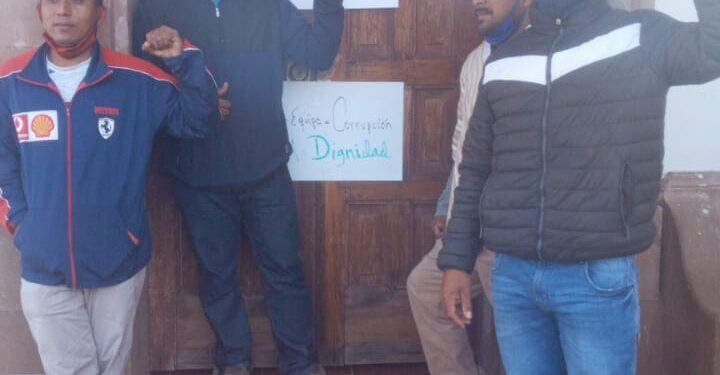 TRABAJADORES DE LA UNIVERSIDAD INTERCULTURAL INDÍGENA DE MICHOACÁN (UIIM) TOMAN INSTALACIONES ANTE EL INCUMPLIMIENTO DE SUS DEMANDAS.
