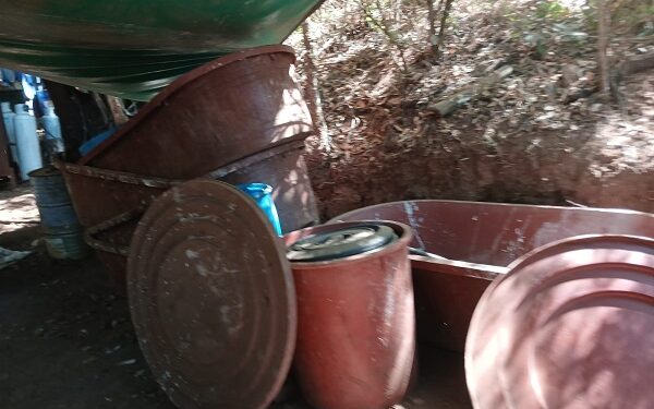 SSP asegura laboratorio de drogas en Huiramba