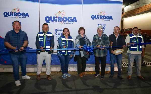Quiroga avanza con más de 100 nuevas luminarias que brindan mayor seguridad a las familias, Alma Mireya González inaugura nuevas luminarias