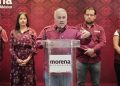 “Con México se coopera, no se amenaza”: Morena Michoacán, respalda a la Presidenta Claudia Sheinbaum ante nueva embestida de Trump